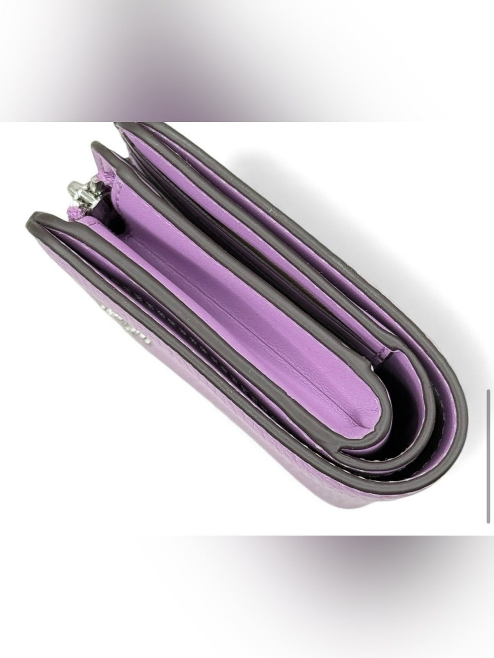 NWT Lena Medium Bifold Wallet-Wisteria Purple - Picture 5 of 11